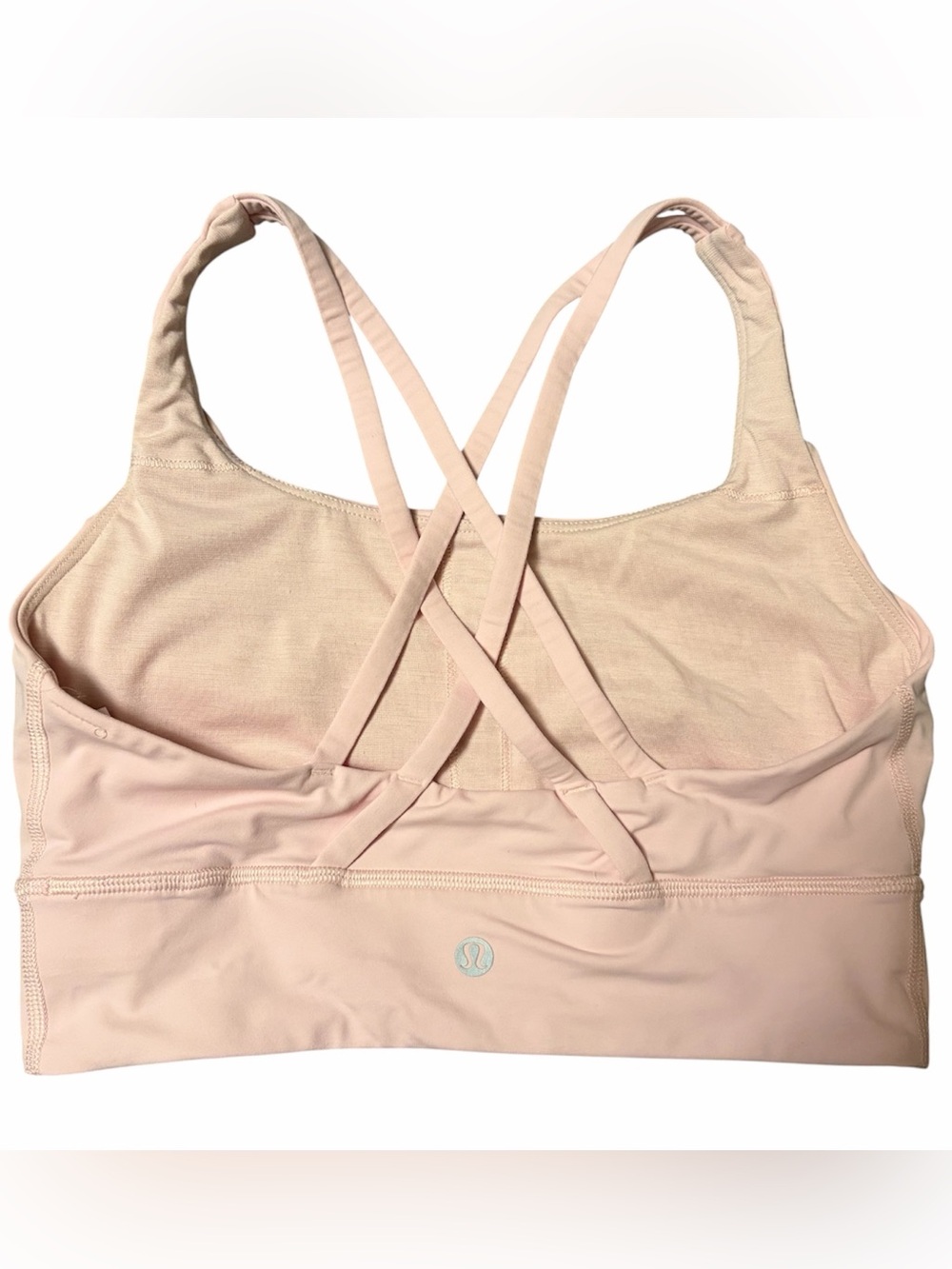 Lululemon Energy Longline Bra *Medium Support, B–D Cups, 6, Light Pink